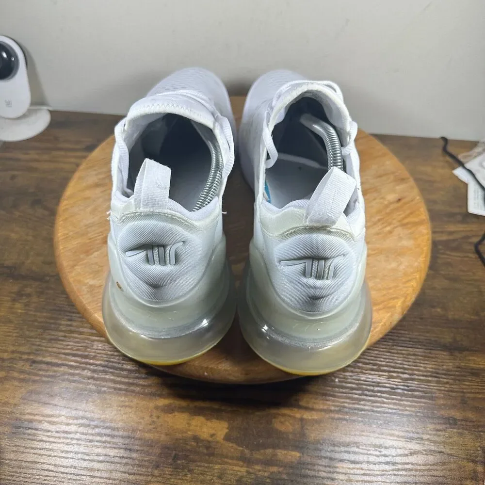 Nike Air Max 270 White Men's Size 14 Gum Light Brown Shoe Sneakers DC1702-100 - Picture 5 of 9